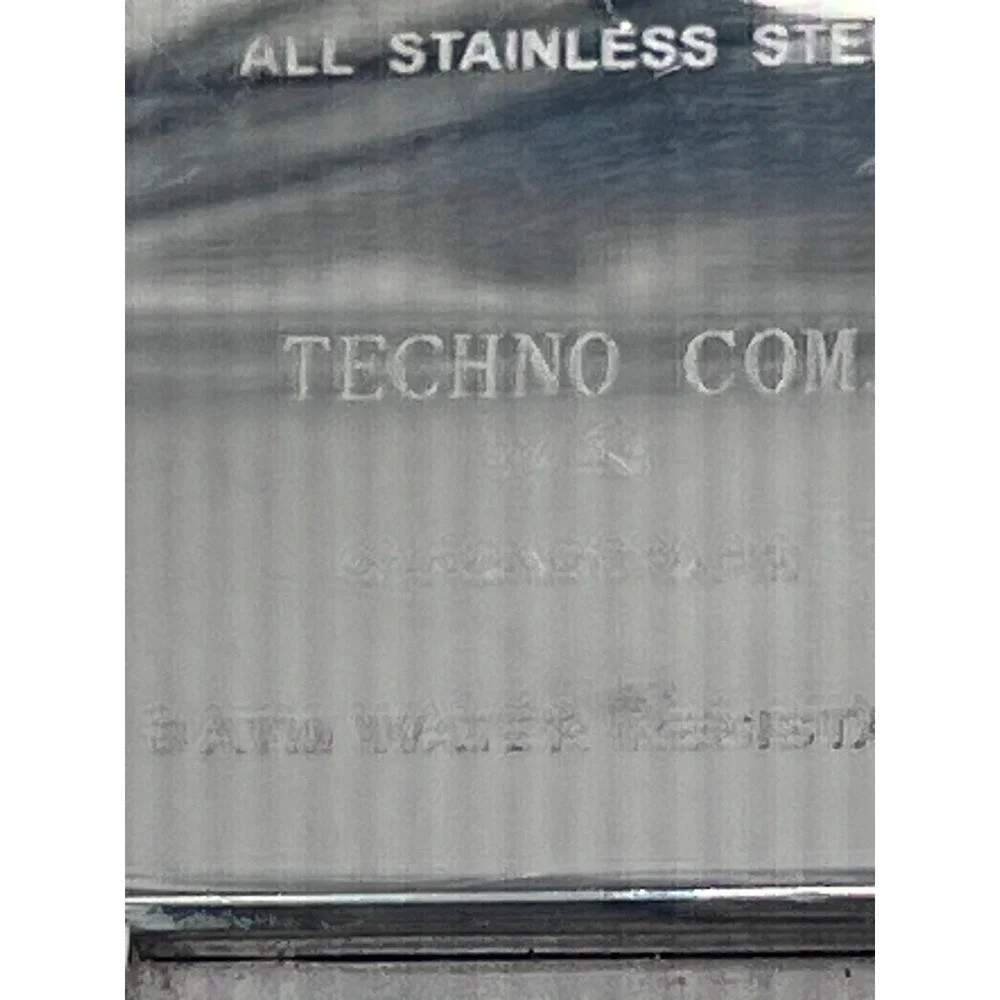 TECHNO COM by Kc‎ Diamond Accent Silver Tone Men's Watch Chronograph
